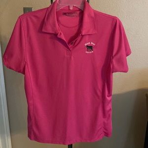 Bright pink, ladies large, great condition polo